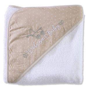 ΒΡΕΦΙΚΗ ΚΑΠΑ 075Χ075 NEF NEF WELCOME BABY BEIGE ΒΡΕΦΙΚΗ ΚΑΠΑ 075Χ075 NEF NEF WELCOME BABY BEIGE