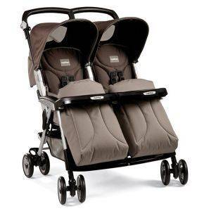 ΚΑΡΟΤΣΙ PEG PEREGO ΓΙΑ ΔΙΔΥΜΑ ARIA TWIN MOKKA ΚΑΡΟΤΣΙ PEG PEREGO ΓΙΑ ΔΙΔΥΜΑ ARIA TWIN MOKKA