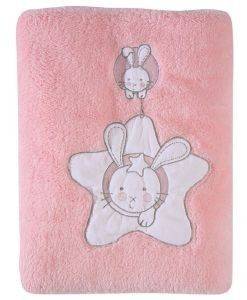  NEF NEF FLEECE CUTE RUBBITS PINK 110150