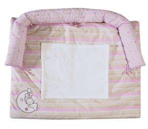 ΑΛΛΑΞΙΕΡΑ NEF NEF CUTE RUBBITS PINK 55Χ75 ΑΛΛΑΞΙΕΡΑ NEF NEF CUTE RUBBITS PINK 55Χ75