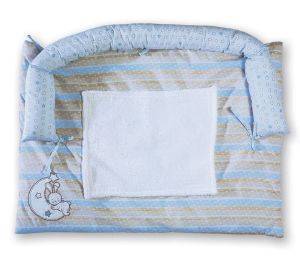 ΑΛΛΑΞΙΕΡΑ NEF NEF CUTE RUBBITS BLUE 55Χ75 ΑΛΛΑΞΙΕΡΑ NEF NEF CUTE RUBBITS BLUE 55Χ75