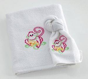 ΣΕΤ ΠΕΤΣΕΤΕΣ SB CONCEPT TENDER BABY MONKEY WHITE 2ΤΜΧ ΣΕΤ ΠΕΤΣΕΤΕΣ SB CONCEPT TENDER BABY MONKEY WHITE 2ΤΜΧ