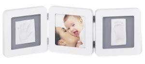ΑΠΟΤΥΠΩΜΑ BABY ART DOUBLE PRINT FRAME WHITE & GREY ΑΠΟΤΥΠΩΜΑ BABY ART DOUBLE PRINT FRAME WHITE & GREY