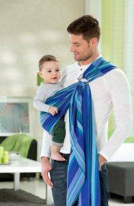 ΜΑΡΣΙΠΟΣ AMAZONAS RING SLING LAGUNA ΡΙΓΕ ΜΠΛΕ/ΜΩΒ 180CM ΜΑΡΣΙΠΟΣ AMAZONAS RING SLING LAGUNA ΡΙΓΕ ΜΠΛΕ/ΜΩΒ 180CM