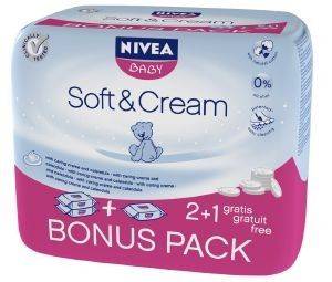 ΜΩΡΟΜAΝΤΗΛΑ NIVEA BABY SOFT AND CARE 63ΤMX 2+1 ΔΩΡΟ ΜΩΡΟΜAΝΤΗΛΑ NIVEA BABY SOFT AND CARE 63ΤMX 2+1 ΔΩΡΟ