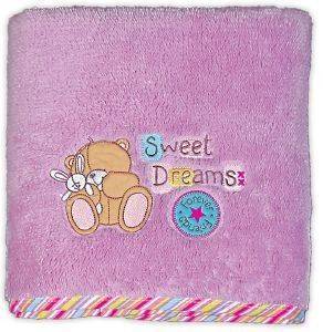 ΒΡΕΦΙΚΗ ΚΟΥΒΕΡΤΑ NEF NEF FLEECE FOREVER FRIENDS DREAMS LILAC ΒΡΕΦΙΚΗ ΚΟΥΒΕΡΤΑ NEF NEF FLEECE FOREVER FRIENDS DREAMS LILAC
