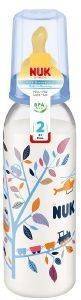 ΜΠΙΜΠΕΡΟ NUK CLASSIC PP MΕ ΘΗΛΗ LATEX M2 240ML ΣΙΕΛ ΜΠΙΜΠΕΡΟ NUK CLASSIC PP MΕ ΘΗΛΗ LATEX M2 240ML ΣΙΕΛ