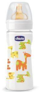 ΜΠΙΜΠΕΡΟ ΓΥΑΛΙΝΟ CHICCO NATURE GLASS GIRAFFE ΜΕ ΘΗΛΗ ΚΑΟΥΤΣΟΥΚ 240ML ΜΠΙΜΠΕΡΟ ΓΥΑΛΙΝΟ CHICCO NATURE GLASS GIRAFFE ΜΕ ΘΗΛΗ ΚΑΟΥΤΣΟΥΚ 240ML