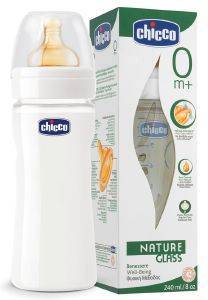 �������� CHICCO NATURE GLASS �� ���� ���������  240ML
