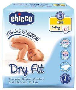 ΠΑΝΕΣ CHICCO DRY FIT NO3 21TMX. 4-6KG ΠΑΝΕΣ CHICCO DRY FIT NO3 21TMX. 4-6KG