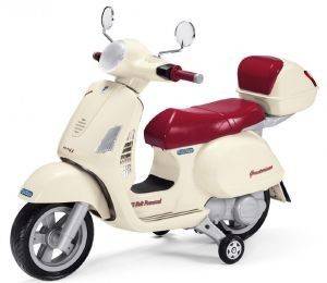 PEG-PEREGO  12V VESPA WHITE WITH CASE