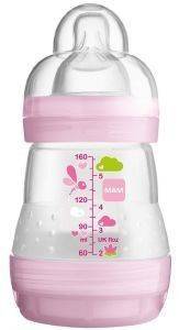 �������� ANTI-COLIC MAM PP �� ����� ��� ���� �������� 160ML [350S] QUARZ ROSE