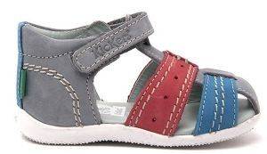  KICKERS BIGBAZAR GOLF NUBUCK /./ (GREY RED BLUE) (EU:19)