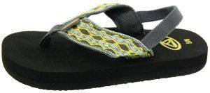 REEF ΠΑΙΔΙΚΗ ΣΑΓΙΟΝΑΡΑ REEF GROM SMOOTHY ΥΦΑΣΜΑ ΜΑΥΡΟ (BLACK/MULTI) (EU:25/26)