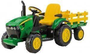 PEG PEREGO I JD GROUND FORCE W/TRAILER 12V