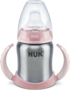 ΜΠΙΜΠΕΡΟ ΕΚΠΑΙΔΕΥΣΗΣ NUK F.C. ΑΝΟΞΕΙΔΩΤΟ SILIC 125ML ΡΟΖ ΜΠΙΜΠΕΡΟ ΕΚΠΑΙΔΕΥΣΗΣ NUK F.C. ΑΝΟΞΕΙΔΩΤΟ SILIC 125ML ΡΟΖ