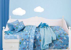 ΣΕΤ ΣΕΝΤΟΝΙΑ ΚΟΥΝΙΑΣ DAS HOME FUN LINE ΜΠΛΕ 120Χ160 6301 ΣΕΤ ΣΕΝΤΟΝΙΑ ΚΟΥΝΙΑΣ DAS HOME FUN LINE ΜΠΛΕ 120Χ160 6301