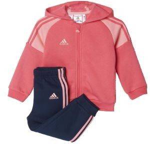 ΦΟΡΜΑ ADIDAS PERFORMANCE 3-STRIPES HOODED JOGGER ΜΠΛΕ/ΡΟΖ (98 CM) ΦΟΡΜΑ ADIDAS PERFORMANCE 3-STRIPES HOODED JOGGER ΜΠΛΕ/ΡΟΖ (98 CM)