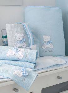 ΚΟΥΒΕΡΤΑ ΠΙΚΕ ΚΟΥΝΙΑΣ PIERRE CARDIN BABY BEAR ΣΙΕΛ 80Χ100CM ΚΟΥΒΕΡΤΑ ΠΙΚΕ ΚΟΥΝΙΑΣ PIERRE CARDIN BABY BEAR ΣΙΕΛ 80Χ100CM