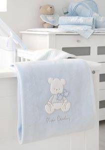 ΚΟΥΒΕΡΤΑ FLEECE ΚΟΥΝΙΑΣ PIERRE CARDIN BABY BEAR ΣΙΕΛ 80Χ100CM ΚΟΥΒΕΡΤΑ FLEECE ΚΟΥΝΙΑΣ PIERRE CARDIN BABY BEAR ΣΙΕΛ 80Χ100CM