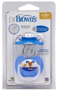 ΠΙΠΙΛΑ ΣΙΛΙΚΟΝΗΣ DR.BROWN\'S PREVENT 6ΜΗΝΩΝ+ ΜΠΛΕ 2ΤΕΜ. ΠΙΠΙΛΑ ΣΙΛΙΚΟΝΗΣ DR.BROWN\'S PREVENT 6ΜΗΝΩΝ+ ΜΠΛΕ 2ΤΕΜ.