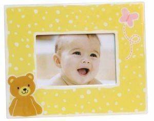 ΚΟΡΝΙΖΑ PHOTO FRAMES BABY GIRL ΚΙΤΡΙΝΟ 15X10CM ΚΟΡΝΙΖΑ PHOTO FRAMES BABY GIRL ΚΙΤΡΙΝΟ 15X10CM