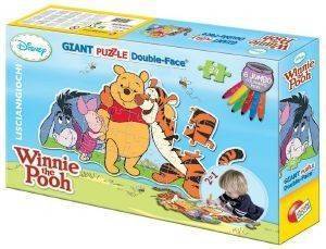 PUZZLE LISCIANIGIOCHI GIANT WINNIE ΔΙΠΛΗΣ ΟΨΕΩΣ ΜΕ ΜΑΡΚΑΔΟΡΟΥΣ 34 ΚΟΜΜΑΤΙΑ PUZZLE LISCIANIGIOCHI GIANT WINNIE ΔΙΠΛΗΣ ΟΨΕΩΣ ΜΕ ΜΑΡΚΑΔΟΡΟΥΣ 34 ΚΟΜΜΑΤΙΑ