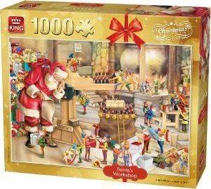 PUZZLE KING CHRISTMAS SANTA\'S WORKSHOP (1000 )