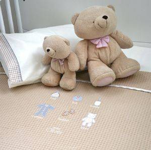 ΚΟΥΒΕΡΤΑ ΠΙΚΕ BABY OLIVER LITTLE THINGS ΜΠΕΖ 80X100CM ΚΟΥΒΕΡΤΑ ΠΙΚΕ BABY OLIVER LITTLE THINGS ΜΠΕΖ 80X100CM