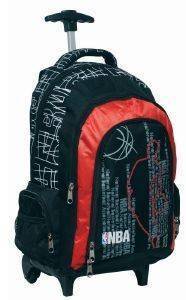 ΤΡΟΛΕΥ - ΤΣΑΝΤΑ ΔΗΜΟΤΙΚΟΥ ΟΒΑΛ GIM NBA BLACK/RED ΤΡΟΛΕΥ - ΤΣΑΝΤΑ ΔΗΜΟΤΙΚΟΥ ΟΒΑΛ GIM NBA BLACK/RED
