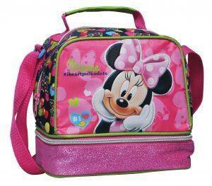 ΤΣΑΝΤΑΚΙ ΦΑΓΗΤΟΥ OBΑΛ GIM MINNIE POLKA DOTS ΤΣΑΝΤΑΚΙ ΦΑΓΗΤΟΥ OBΑΛ GIM MINNIE POLKA DOTS