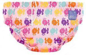 ���� ����� BAMBINO MIO REUSABLE SWIM NAPPY L - PINK WHALE