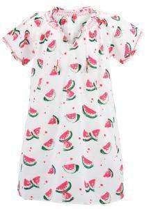 ΠΑΙΔΙΚΟ ΦΟΡΕΜΑ ΚΑΦΤΑΝΙ SUNUVA ΛΕΥΚΟ ΜΕ ΚΑΡΠΟΥΖΙΑ