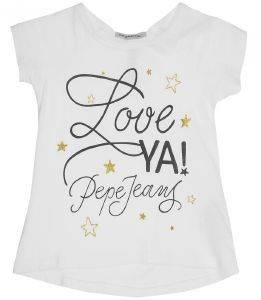 ΜΠΛΟΥΖΑ ΜΕ ΚΟΝΤΟ ΜΑΝΙΚΙ PEPE JEANS VIOLA ΛΕΥΚΟ (98ΕΚ.)-(2-3ΕΤΩΝ) ΜΠΛΟΥΖΑ ΜΕ ΚΟΝΤΟ ΜΑΝΙΚΙ PEPE JEANS VIOLA ΛΕΥΚΟ (98ΕΚ.)-(2-3ΕΤΩΝ)