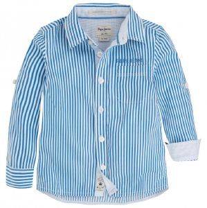 ΠΟΥΚΑΜΙΣΟ PEPE JEANS SAMSON ΡΙΓΕ ΓΑΛΑΖΙΟ (92ΕΚ.)-(1-2ΕΤΩΝ) ΠΟΥΚΑΜΙΣΟ PEPE JEANS SAMSON ΡΙΓΕ ΓΑΛΑΖΙΟ (92ΕΚ.)-(1-2ΕΤΩΝ)