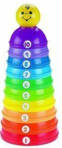 ΚΥΠΕΛΛΑ ΚΑΤΑΣΚΕΥΑΣΤΙΚΑ FISHER PRICE BRILLIANT BASICS STACK & ROLL CUPS ΚΥΠΕΛΛΑ ΚΑΤΑΣΚΕΥΑΣΤΙΚΑ FISHER PRICE BRILLIANT BASICS STACK & ROLL CUPS