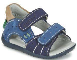 ������ KICKERS BOPING 279114 MARINE BLUE BEIGE - ���� (EU:23)
