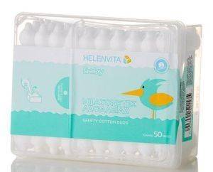 ���������� ��������� HELENVITA BABY SAFETY COTTON BUDS 50���.