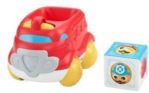 ΑΥΤΟΚΙΝΗΤΑΚΙ ΜΕ ΚΥΒΟΥΣ ΔΡΑΣΤΗΡΙΟΤΗΤΩΝ FISHER PRICE ROLLER BLOCKS ΚΟΚΚΙΝΟ ΑΥΤΟΚΙΝΗΤΑΚΙ ΜΕ ΚΥΒΟΥΣ ΔΡΑΣΤΗΡΙΟΤΗΤΩΝ FISHER PRICE ROLLER BLOCKS ΚΟΚΚΙΝΟ