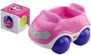 ΑΥΤΟΚΙΝΗΤΑΚΙ ΜΕ ΚΥΒΟΥΣ ΔΡΑΣΤΗΡΙΟΤΗΤΩΝ FISHER PRICE ROLLER BLOCKS ΡΟΖ ΑΥΤΟΚΙΝΗΤΑΚΙ ΜΕ ΚΥΒΟΥΣ ΔΡΑΣΤΗΡΙΟΤΗΤΩΝ FISHER PRICE ROLLER BLOCKS ΡΟΖ