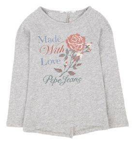 ΜΠΛΟΥΖΑ ΜΑΚΡΥΜΑΝΙΚΗ PEPE JEANS KIRA ΓΚΡΙ/ΡΟΖ (98ΕΚ.)-(2-3ΕΤΩΝ) ΜΠΛΟΥΖΑ ΜΑΚΡΥΜΑΝΙΚΗ PEPE JEANS KIRA ΓΚΡΙ/ΡΟΖ (98ΕΚ.)-(2-3ΕΤΩΝ)