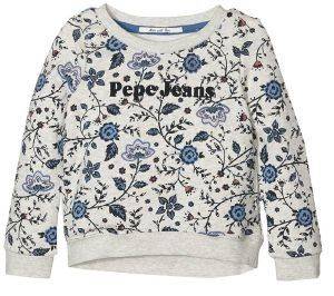 PEPE JEANS ΜΠΛΟΥΖΑ ΦΟΥΤΕΡ PEPE JEANS MAGGY ΓΚΡΙ (104ΕΚ.)-(3-4ΕΤΩΝ)