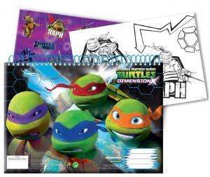 ΜΠΛΟΚ ΖΩΓΡΑΦΙΚΗΣ 40Φ ΜΕ STICKERS TEENAGE MUTANT NINJA TURTLES ΜΠΛΟΚ ΖΩΓΡΑΦΙΚΗΣ 40Φ ΜΕ STICKERS TEENAGE MUTANT NINJA TURTLES