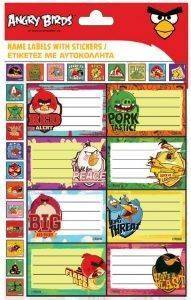 ΕΤΙΚΕΤΑ ANGRY BIRDS 2ΤΜΧ. ΕΤΙΚΕΤΑ ANGRY BIRDS 2ΤΜΧ.