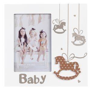 ΚΟΡΝΙΖΑ MDF PHOTO FRAMES BABY 10X15CM ΚΟΡΝΙΖΑ MDF PHOTO FRAMES BABY 10X15CM