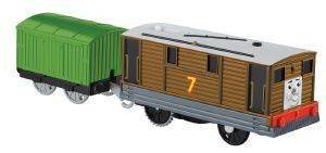 FISHER PRICE THOMAS & FRIENDS TOBY ΜΗΧΑΝΟΚΙΝΗΤΟ ΤΡΕΝΟ ΜΕ ΒΑΓΟΝΙ ΠΡΑΣΙΝΟ/ΚΑΦΕ FISHER PRICE THOMAS & FRIENDS TOBY ΜΗΧΑΝΟΚΙΝΗΤΟ ΤΡΕΝΟ ΜΕ ΒΑΓΟΝΙ ΠΡΑΣΙΝΟ/ΚΑΦΕ