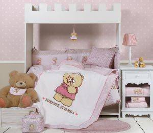 ΒΡΕΦΙΚΗ ΚΟΥΒΕΡΤΑ ΚΟΥΝΙΑΣ NEF NEF FOREVER ROYAL ΡΟΖ 100X140 ΒΡΕΦΙΚΗ ΚΟΥΒΕΡΤΑ ΚΟΥΝΙΑΣ NEF NEF FOREVER ROYAL ΡΟΖ 100X140