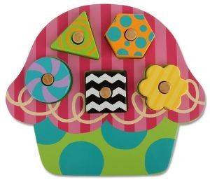 ΞΥΛΙΝΟ PUZZLE STEPHEN JOSEPH CUPCAKE ΞΥΛΙΝΟ PUZZLE STEPHEN JOSEPH CUPCAKE