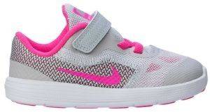 ΠΑΠΟΥΤΣΙ NIKE REVOLUTION 3 TDV ΛΕΥΚΟ/ΡΟΖ (USA:10C, EU:27) ΠΑΠΟΥΤΣΙ NIKE REVOLUTION 3 TDV ΛΕΥΚΟ/ΡΟΖ (USA:10C, EU:27)