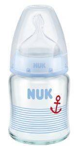 ΜΠΙΜΠΕΡΟ NUK F.C. PLUS ΓΥΑΛΙΝΟ SILIC M1 120ML ΣΙΕΛ ΑΓΚΥΡΑ ΜΠΙΜΠΕΡΟ NUK F.C. PLUS ΓΥΑΛΙΝΟ SILIC M1 120ML ΣΙΕΛ ΑΓΚΥΡΑ